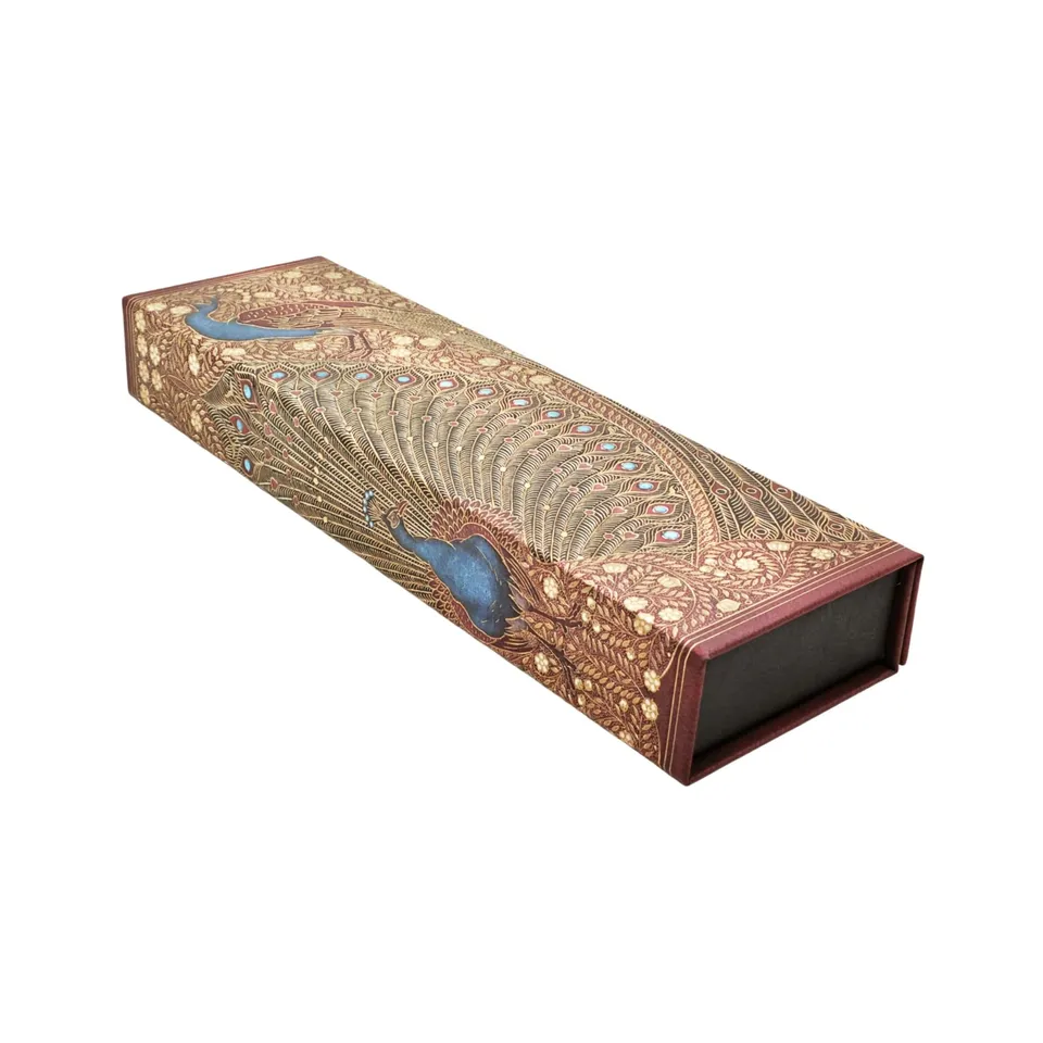 paperblanks-sangorski-sutcliffe-stiftemappe-mit-wickelverschluss-hafiz-s-peacock image 1