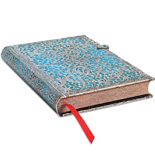 paperblanks-maya-blau-notizbuch-midi-180-x-130-mm-liniert-240-seiten-silver-fili image 8