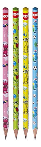 kores-grafitos-fantasy-bleistift-set-hb-dreikant-bleistifte-4er-set-sortiert image 4