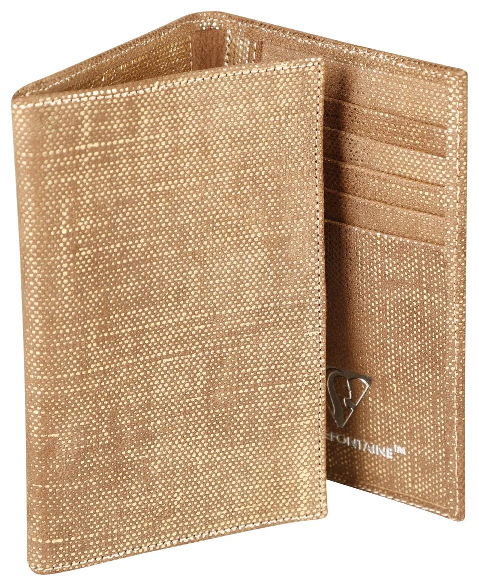 clairefontaine-kleo-pathra-kartenetui-lammleder-gold-15-x-10-cm image 1
