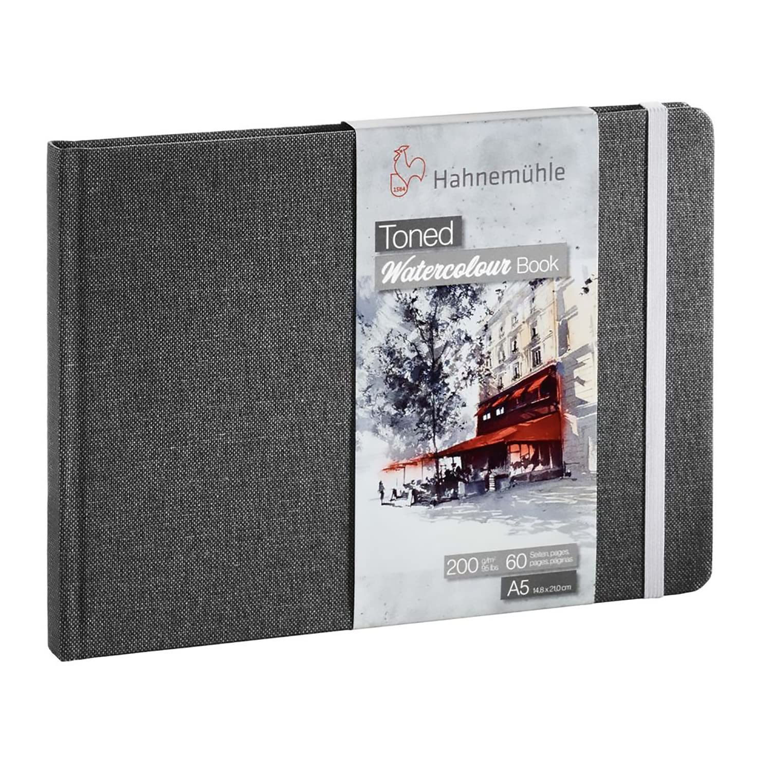 hahnem-hle-toned-aquarellbuch-a6-beige-200-g-m-querformat image 7