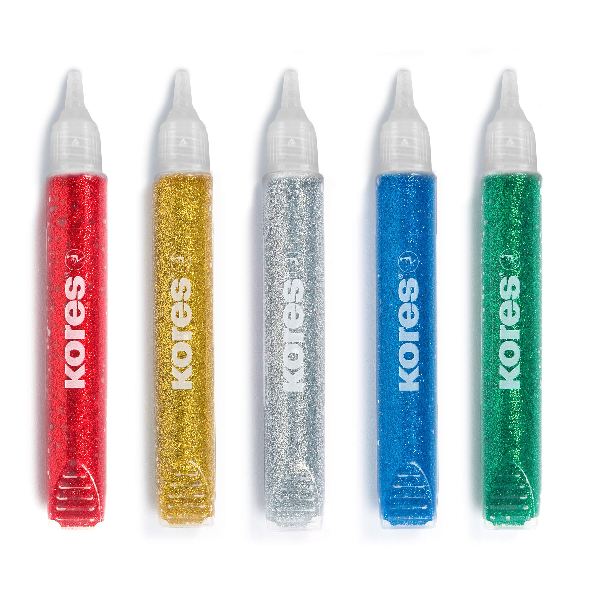 kores-glitzerkleberstifte-5-farben-x-10-5-ml-glitter-glue-mit-pr-zisionsspitze image 3