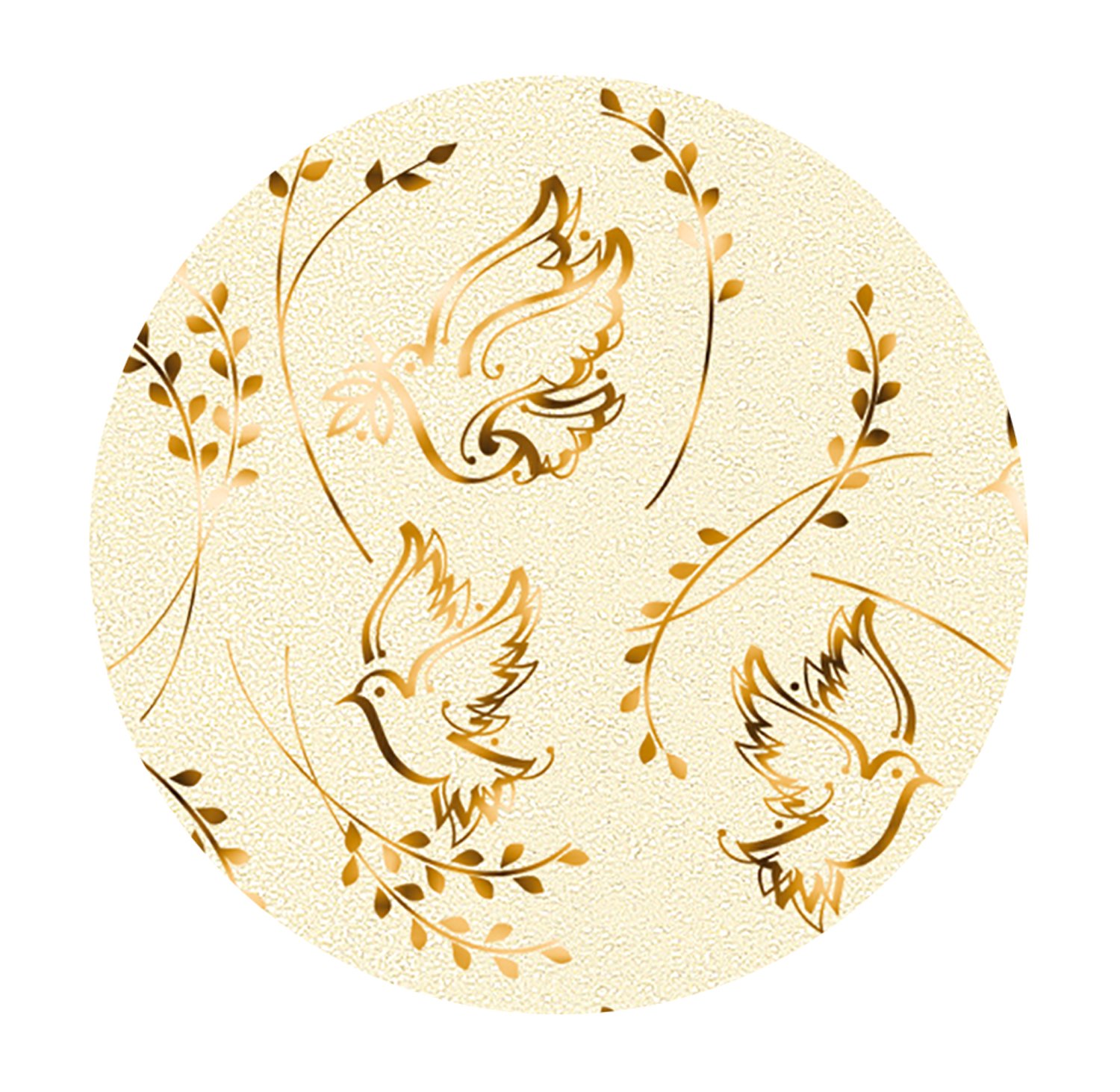 ursus-designkarton-charity-din-a4-tauben-gold-200-g-qm-5-blatt image 3