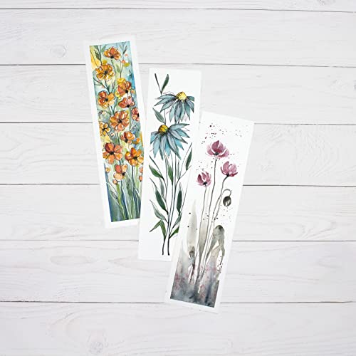 hahnem-hle-watercolour-bookmark-pad-5-5-x-20-cm-300-g-m-15-lesezeichen-100-baumw image 8