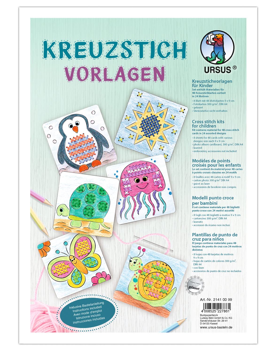 ursus-kreuzstichvorlagen-21410099-48-karten-9x9-cm-24-motive image 1