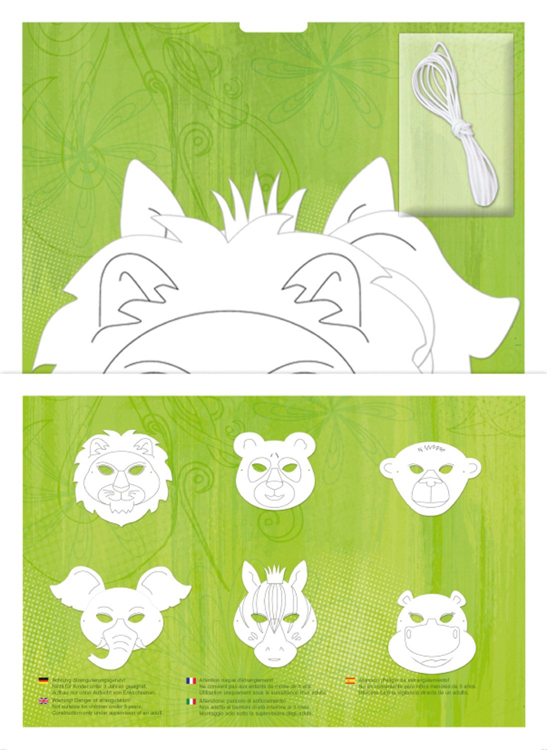 ursus-blanco-masken-zootiere-6-kindermasken-zum-selbstgestalten-mit-elastikband image 2