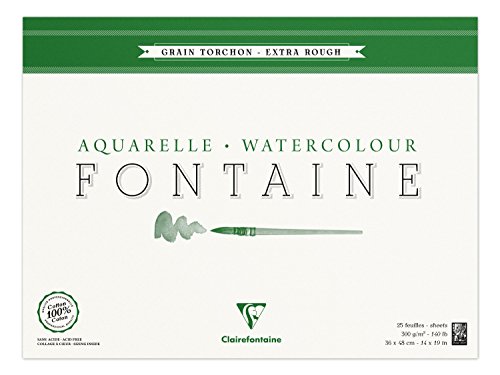 clairefontaine-96430c-fontaine-malblock-30-x-40-cm-25-blatt-300-g-grobkorn-torch image 8