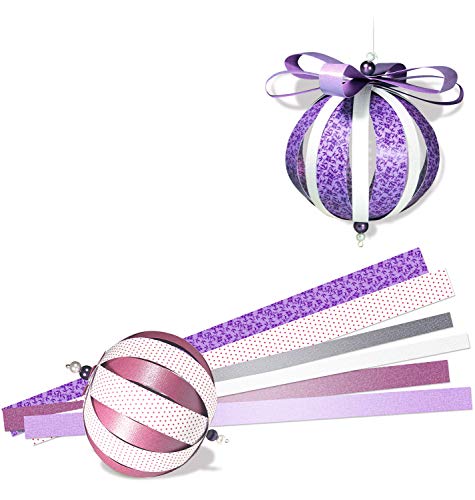 ursus-23410099-designstreifen-paper-balls-jasmine-f-r-8-kugeln-10-cm image 5