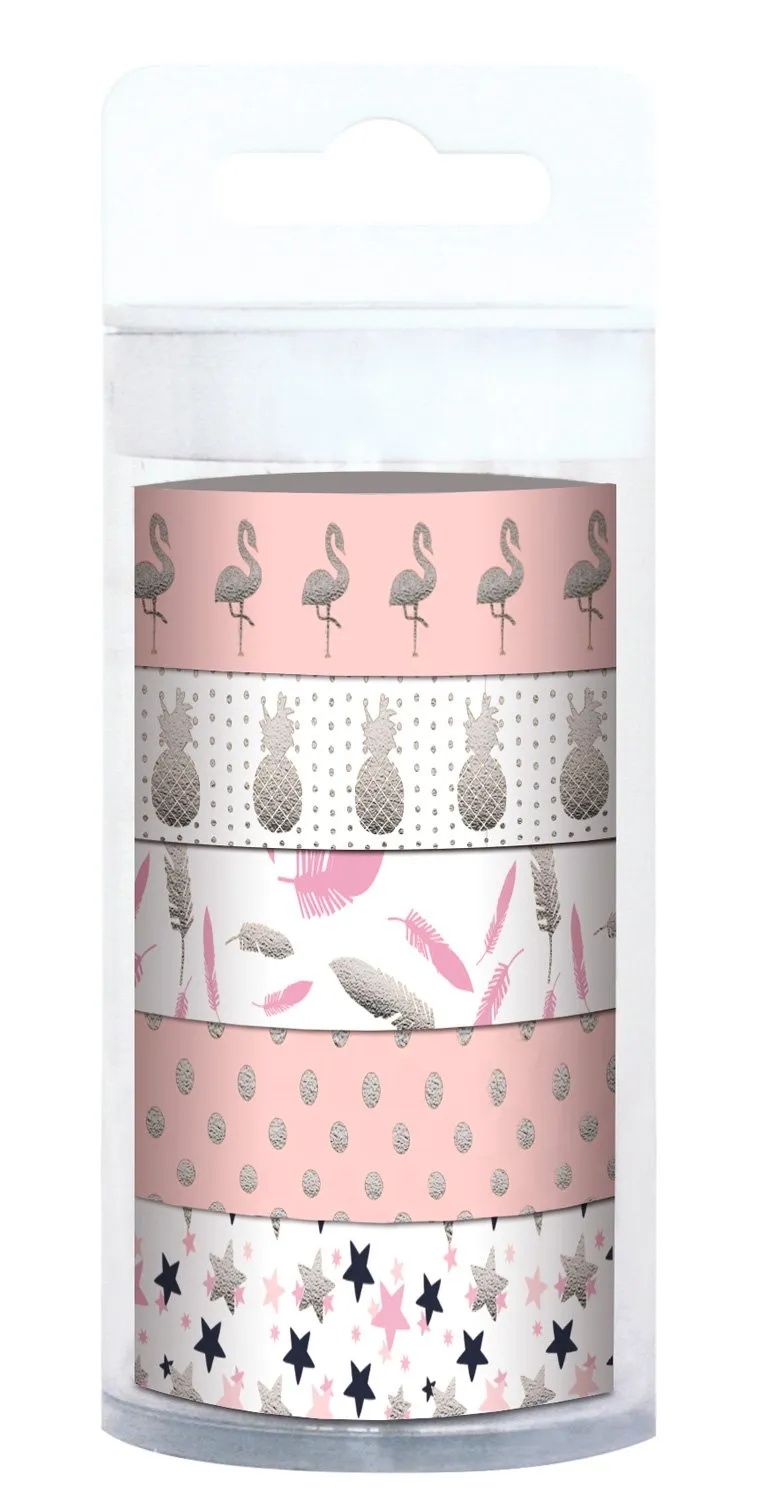 ursus-masking-tape-set-tropic-silber-15-mm-x-10-m-5-rollen-papier-klebeband image 1