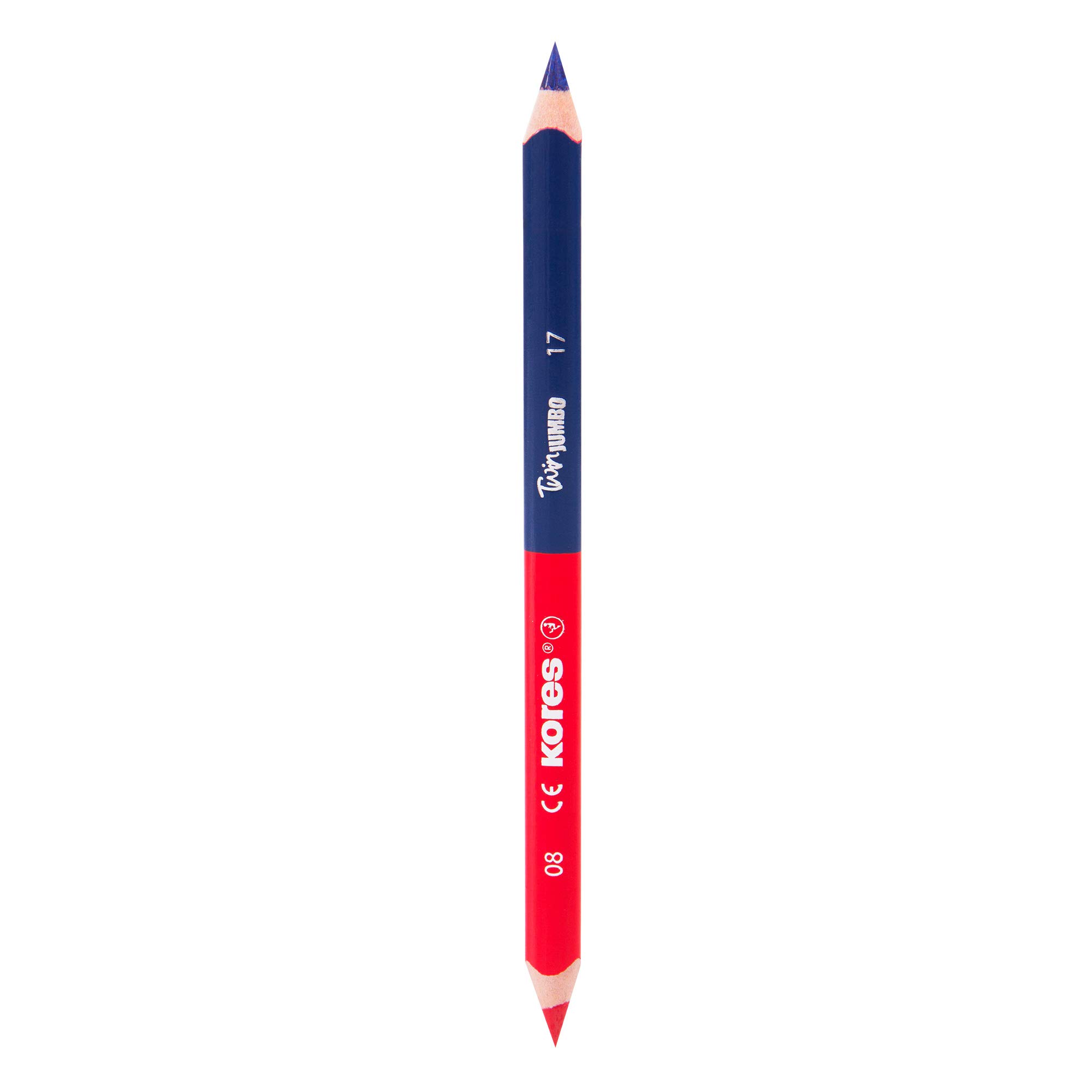 kores-twin-jumbo-rot-blau-stifte-dreikant-6-st-ck image 2