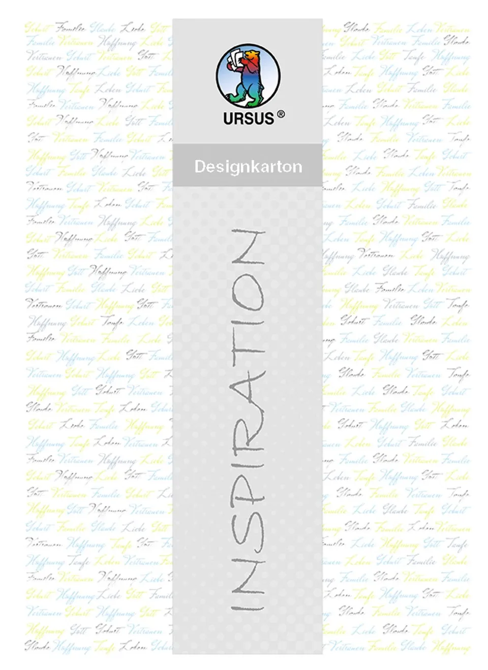 ursus-designkarton-meine-taufe-jungen-din-a4-200-g-qm-25-blatt-silber-folienvere image 1