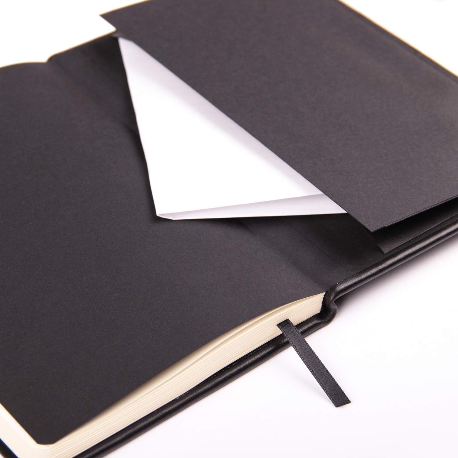 clairefontaine-black-forest-kladde-a5-liniert-hardcover-lammleder-l-we image 8