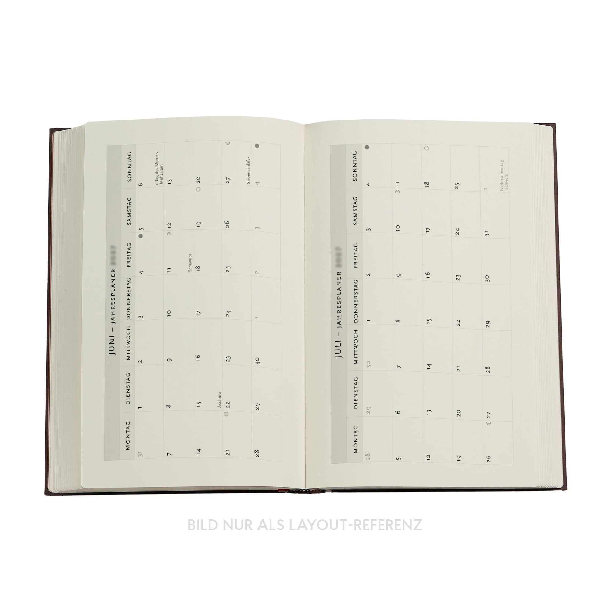 paperblanks-18-monatskalender-2027-smaragdblume-maxi-vertikal-1-woche-2-seiten image 5