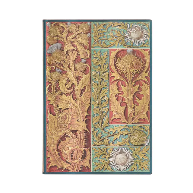 paperblanks-wild-thistle-vox-botanica-midi-notizbuch-blanko-softcover-flexi-mit- image 1