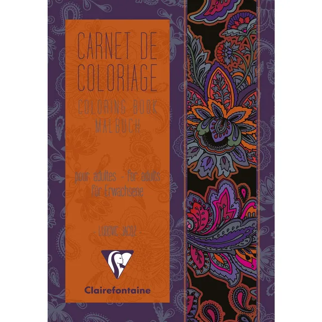 clairefontaine-malbuch-bollywood-a5-36-seiten-120-g-schwarz-wei image 1