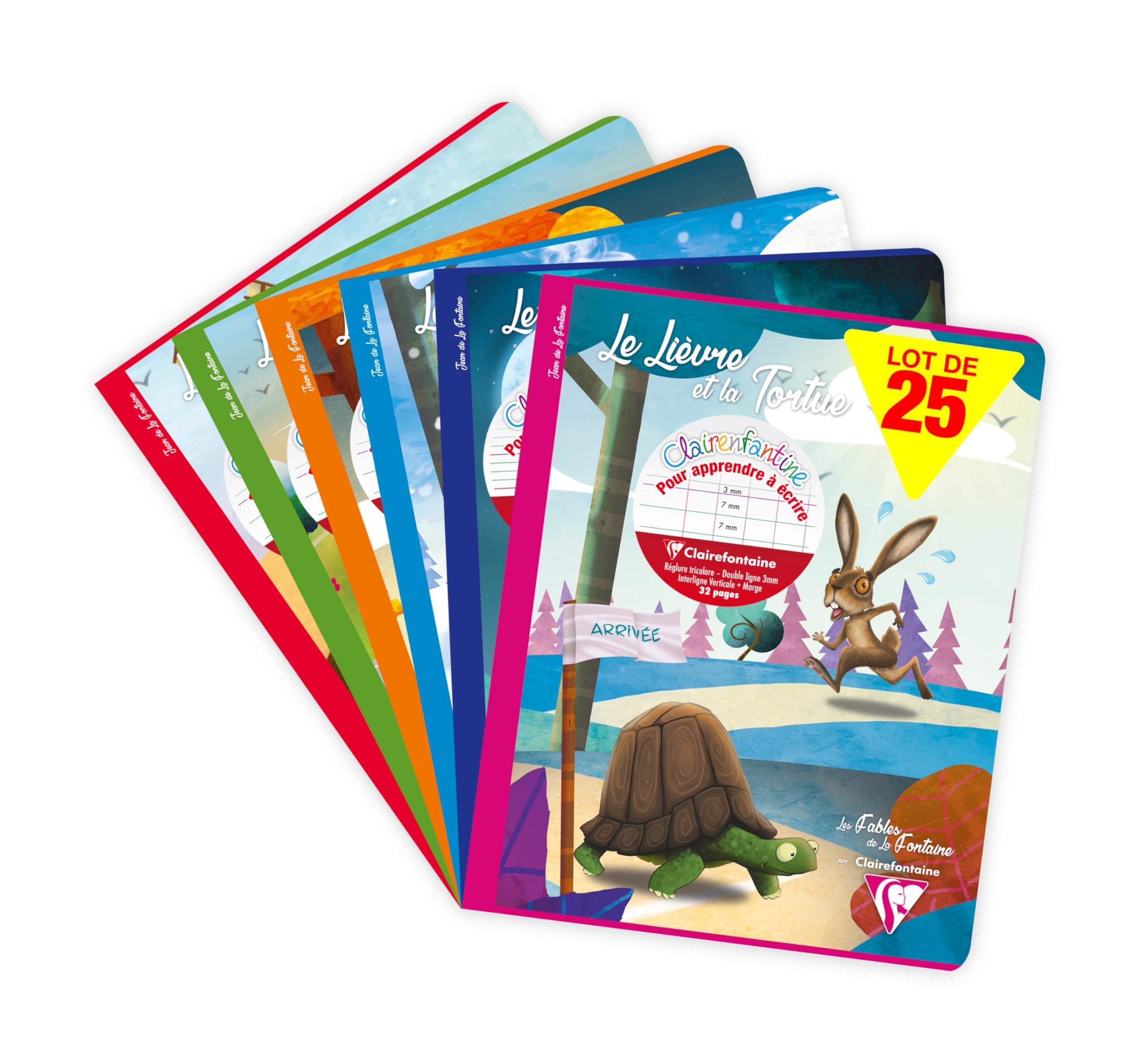clairefontaine-9699c-schulheft-textoclair-les-fables-de-la-fontaine-17x22-cm-90- image 7