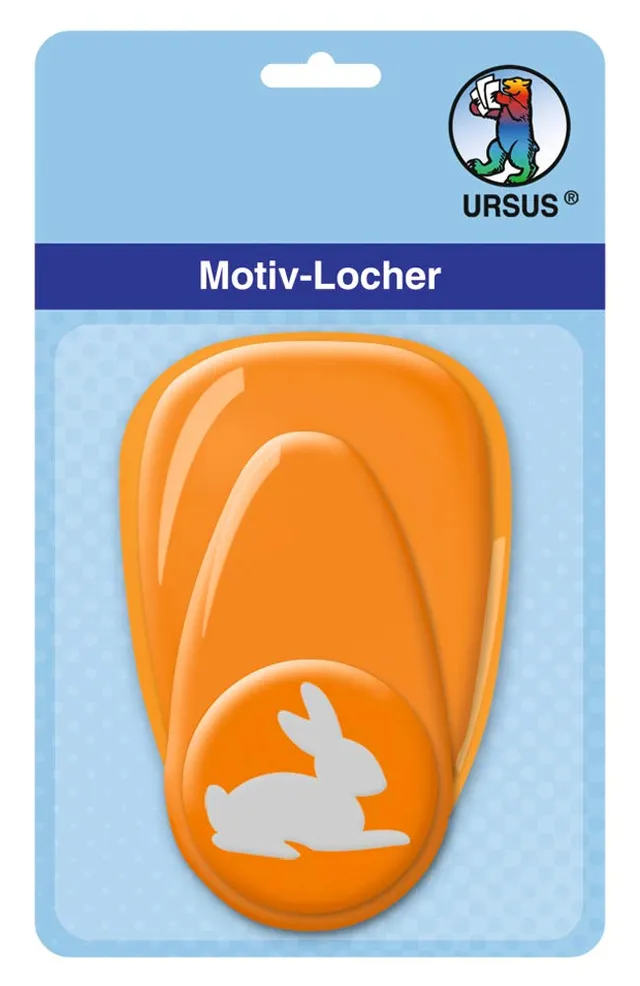 ursus-motivlocher-mit-hebel-hase-mittel-25-4-mm-f-r-160-220g-papier image 1