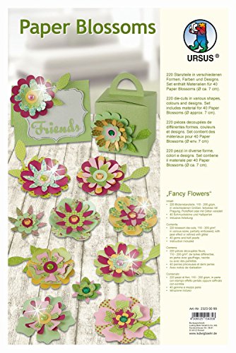 ursus-paper-blossoms-fancy-flowers-set-f-r-40-papierbl-ten-7-cm image 2