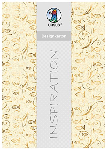 ursus-designkarton-charity-din-a4-fische-gold-200-g-qm-5-blatt image 6