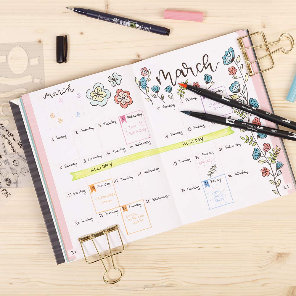 clairefontaine-97404c-my-creative-journal-heft-din-a5-dot-90-g-m-208-seiten-myst image 2