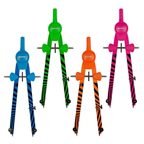 kores-grafiko-neon-metall-zirkel-im-etui-mit-adapter-mine-farbig-sortiert image 3