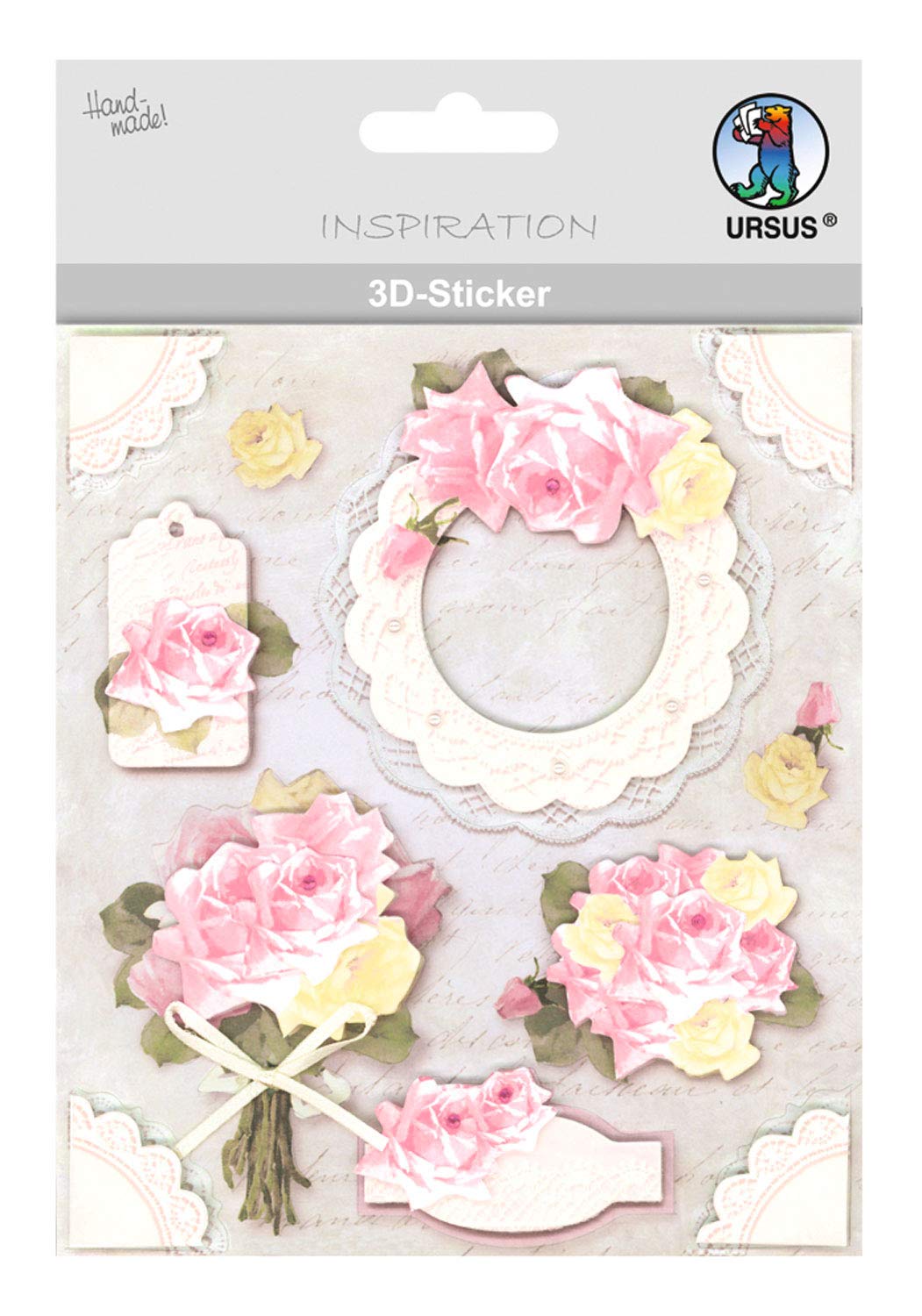 ursus-56420035-3d-sticker-everyday-motiv-35-relief-sticker-selbstklebend image 1