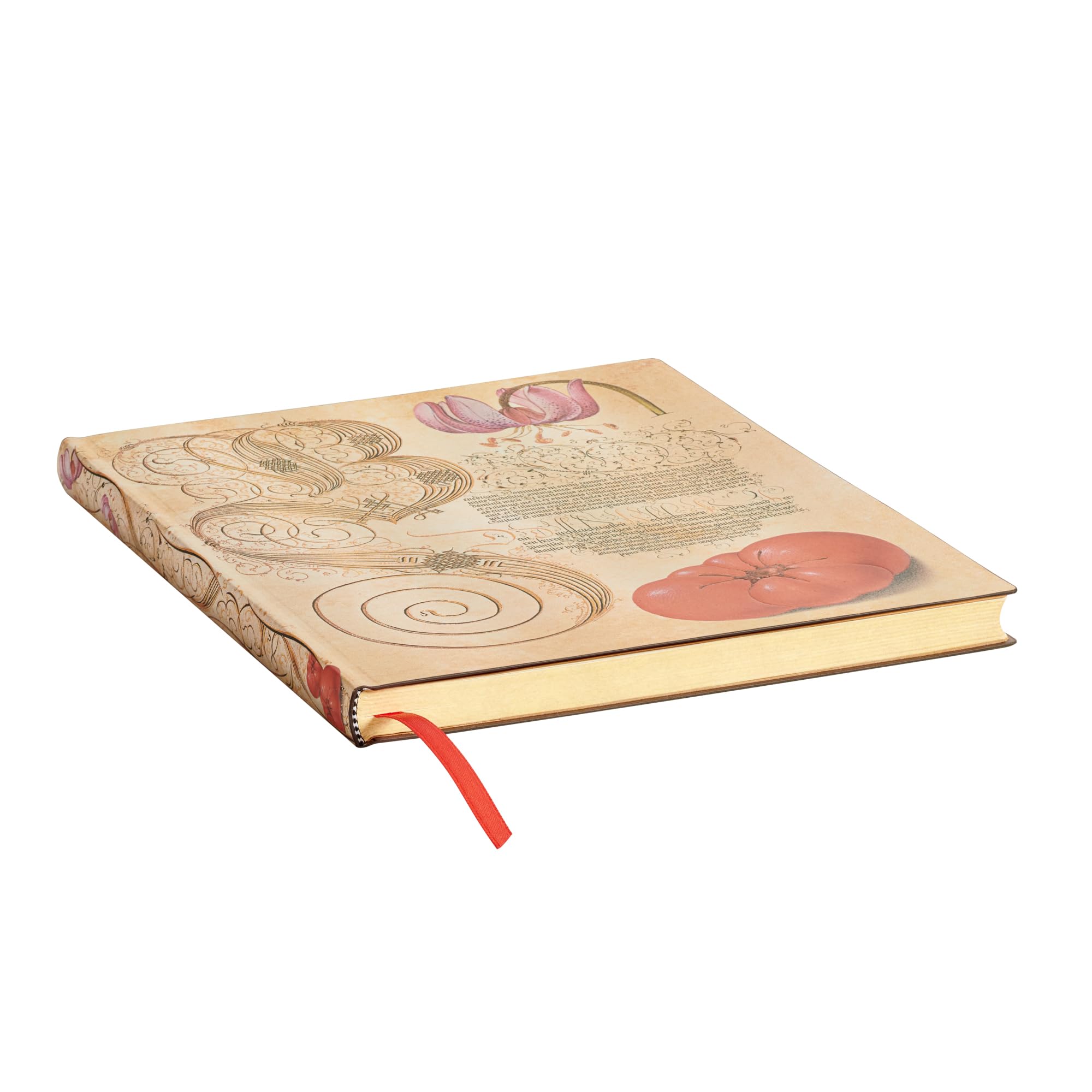 paperblanks-lily-tomato-mira-botanica-ultra-notizbuch-unliniert-flexi-softcover image 3