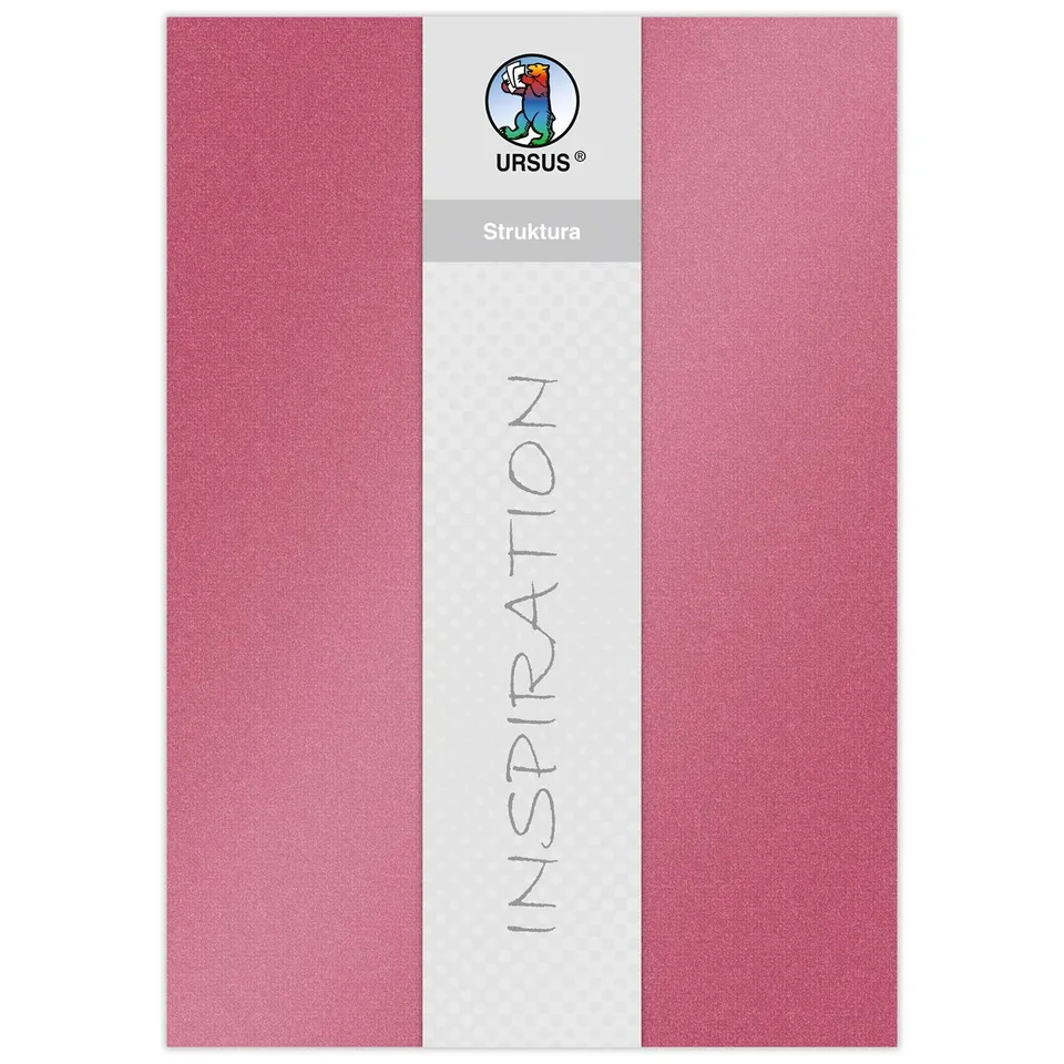 ursus-struktura-pearl-1-bastelkarton-himbeere-220-g-qm-23-x-33-cm-5-blatt image 1