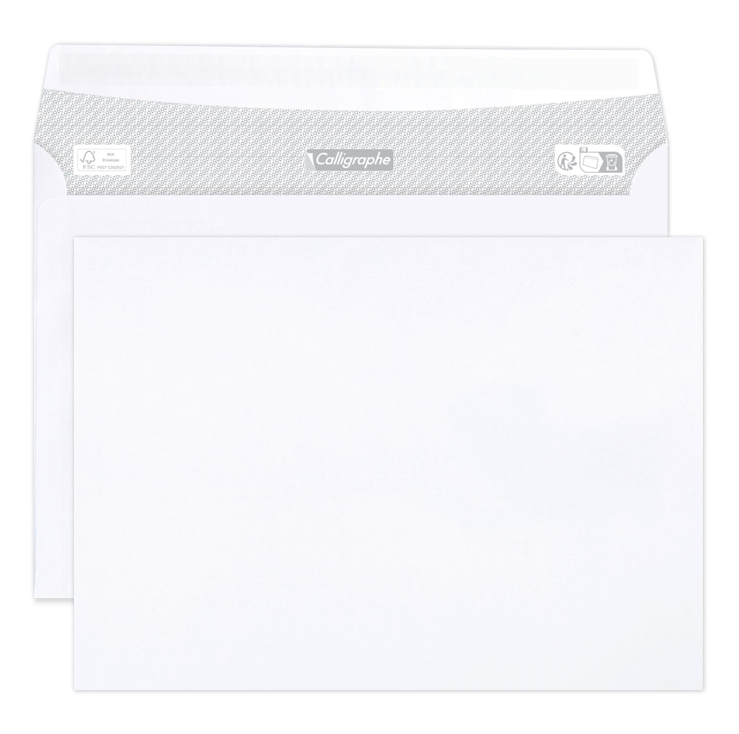 clairefontaine-calligraphe-697c-umschl-ge-c5-selbstklebend-80g-wei-500-st-ck image 1