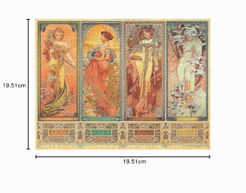 paperblanks-mucha-kollektion-die-jahreszeiten-1900-puzzle-1-000-teile image 8