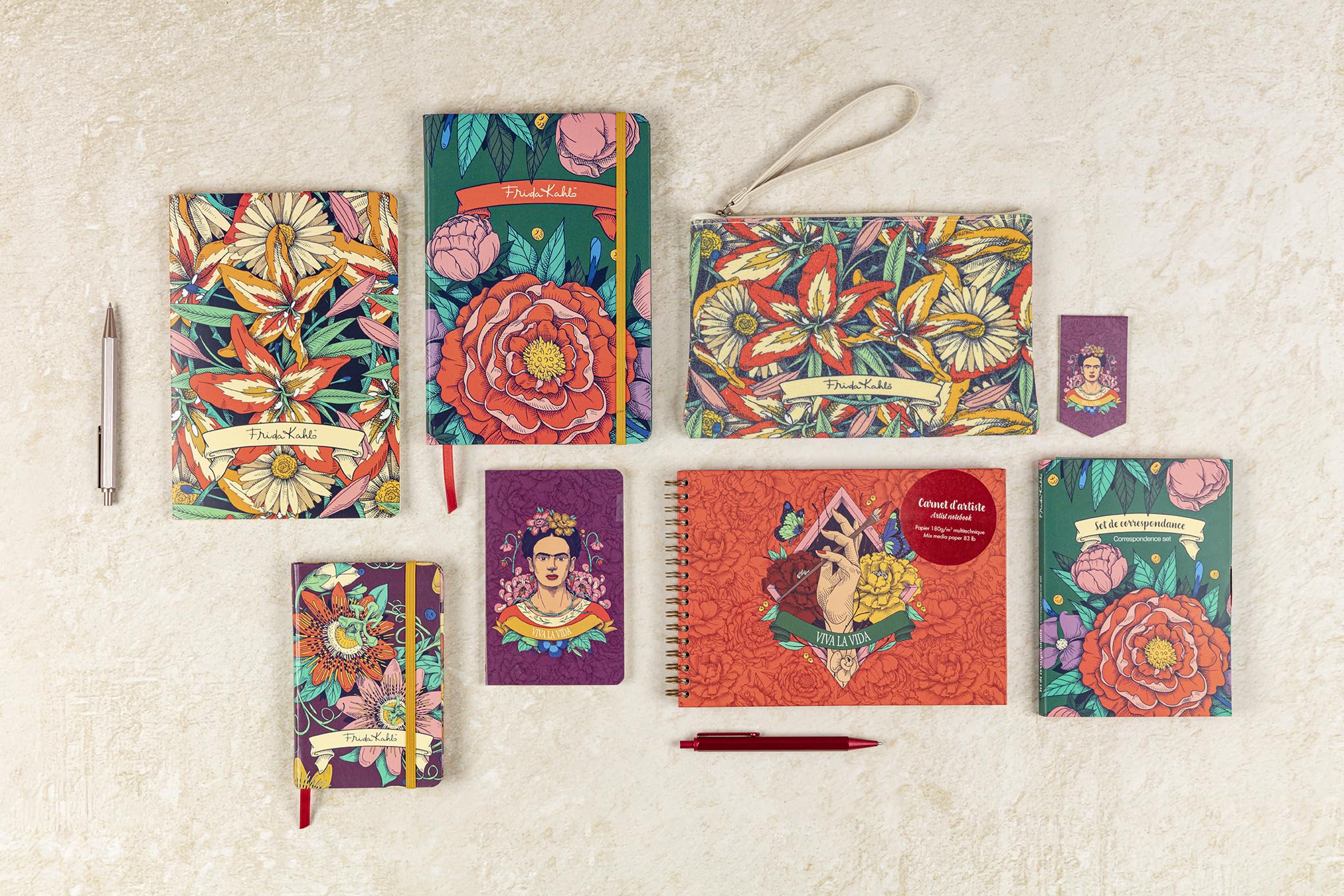 clairefontaine-116216c-notizbuch-hardcover-frida-kahlo-a6-10-5-x-14-8-cm-80-blat image 7