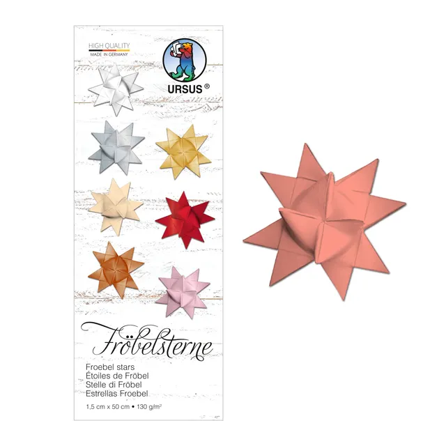 ursus-papierstreifen-f-r-fr-belsterne-koralle-80-streifen-1-5-x-50-cm-f-r-ca-20- image 1