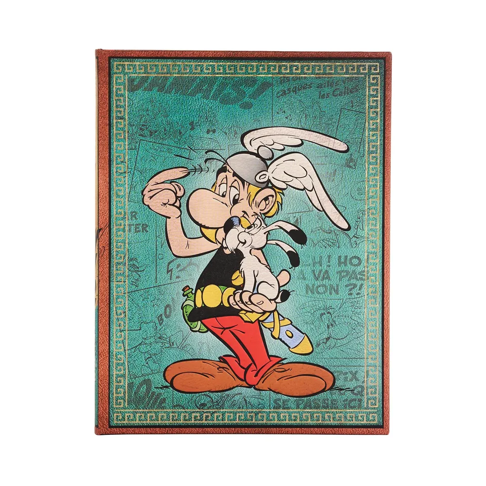 paperblanks-asterix-the-gaul-ultra-notizbuch-unliniert-hardcover-mit-elastikband image 1