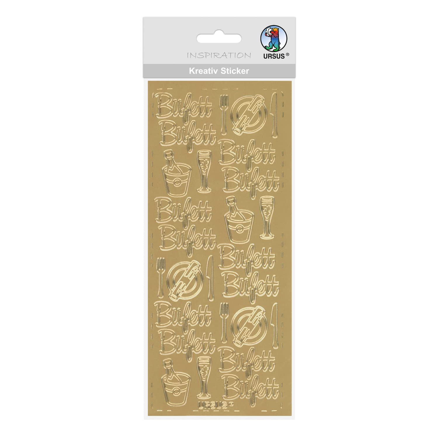 ursus-59260005-kreativ-sticker-set-wedding-1-selbstklebende-sticker-15-bogen image 3
