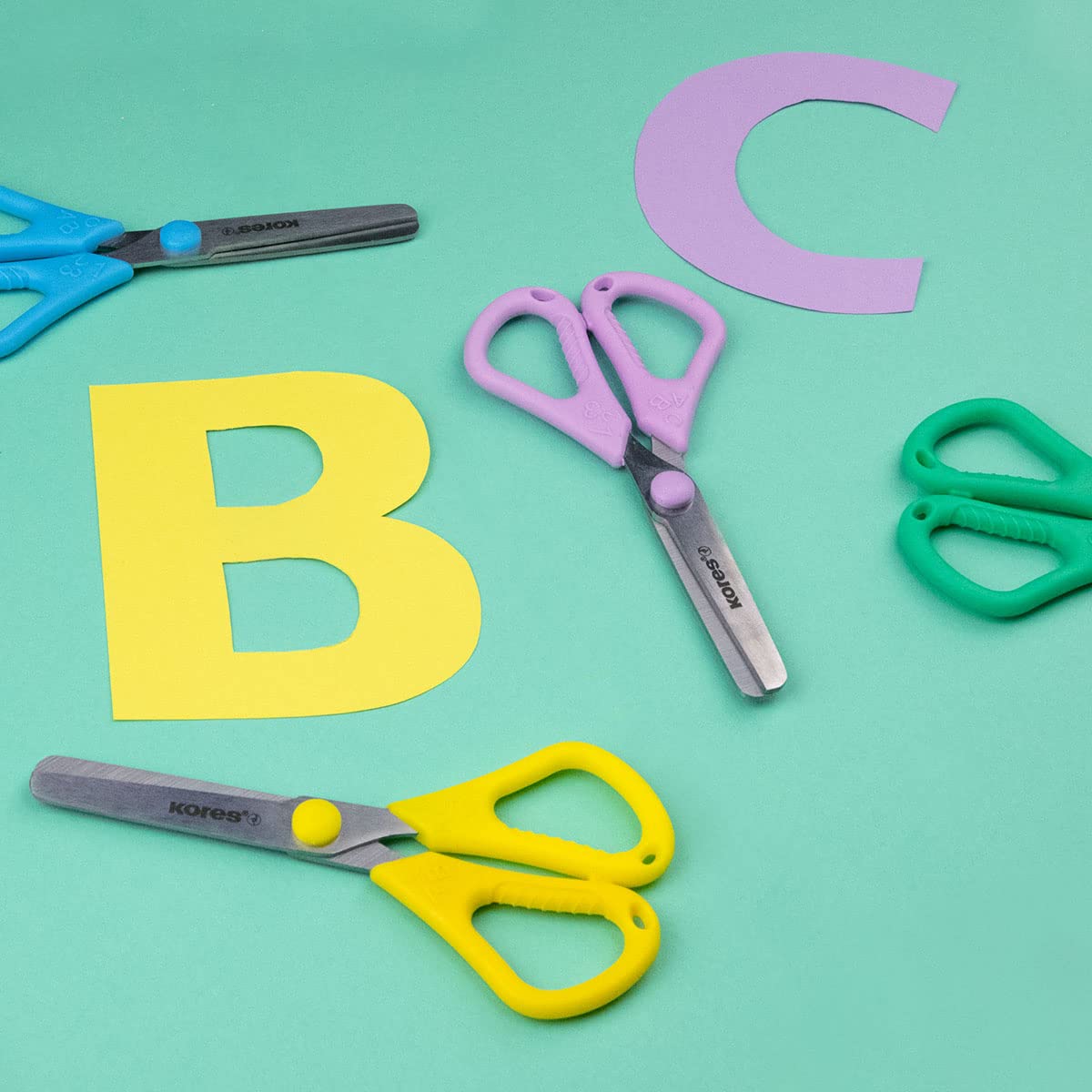 kores-abc-kinderbastelschere-12-cm-bastelschere-ab-4-jahren-f-r-rechts-und-links image 5
