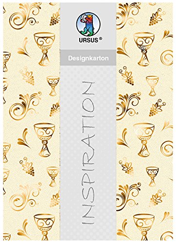 ursus-designkarton-charity-din-a4-kelche-gold-200-g-qm-5-blatt image 6