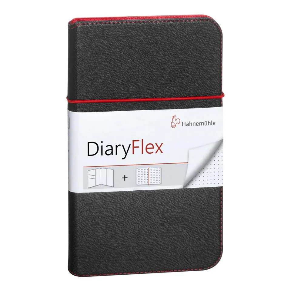 hahnem-hle-diary-flex-notizbuch-dotted-11-5x19cm-nachf-llbar image 1