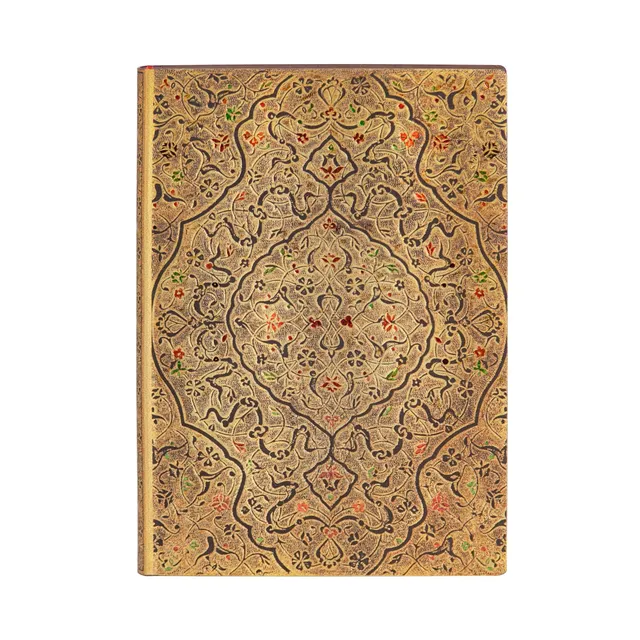 paperblanks-zahra-flexis-midi-notizbuch-liniert-180-x-130-mm-safavid-binding-art image 1