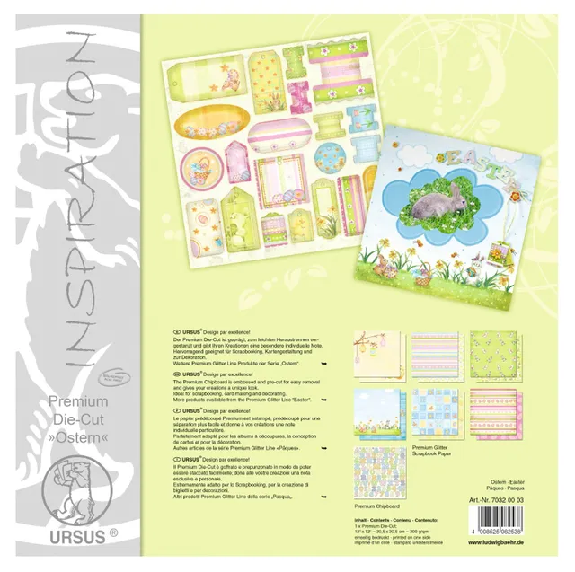ursus-70320003-premium-die-cut-ostern-30-5-x-30-5-cm-bristolkarton image 1