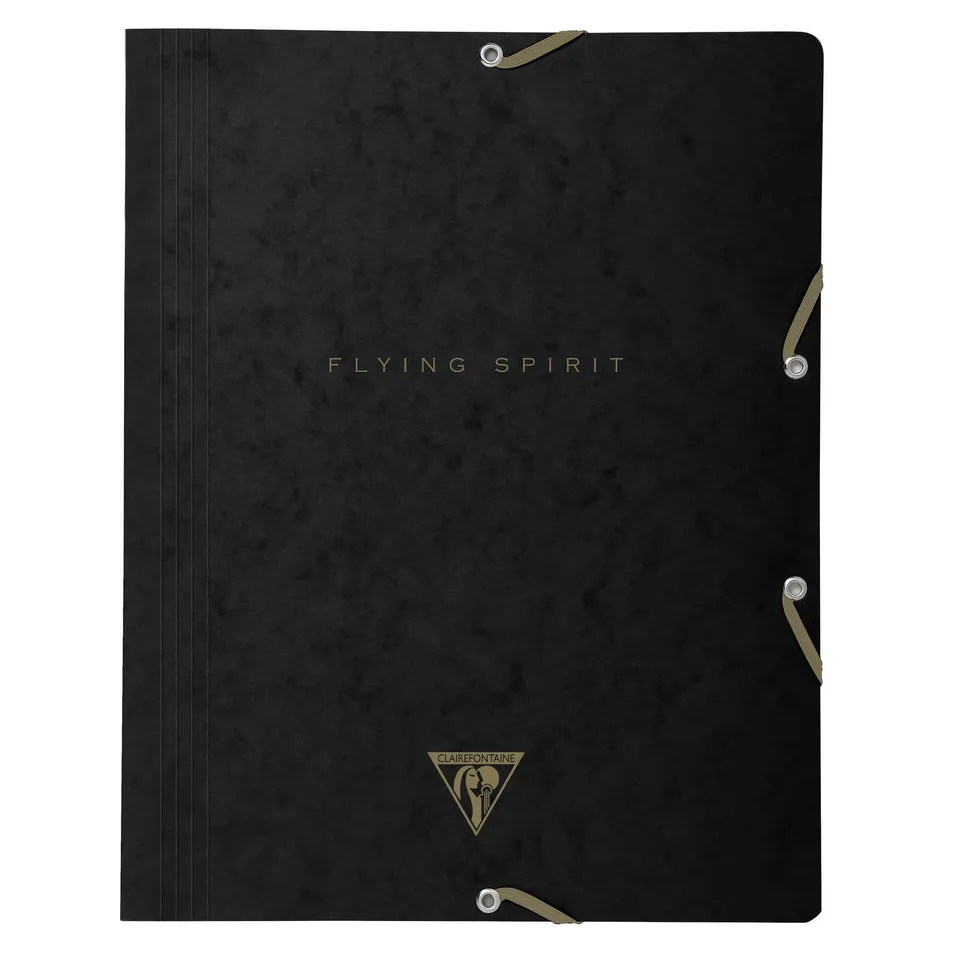 clairefontaine-flying-spirit-sammelmappe-din-a4-24-x-32-cm-schwarz-3-klappen image 1