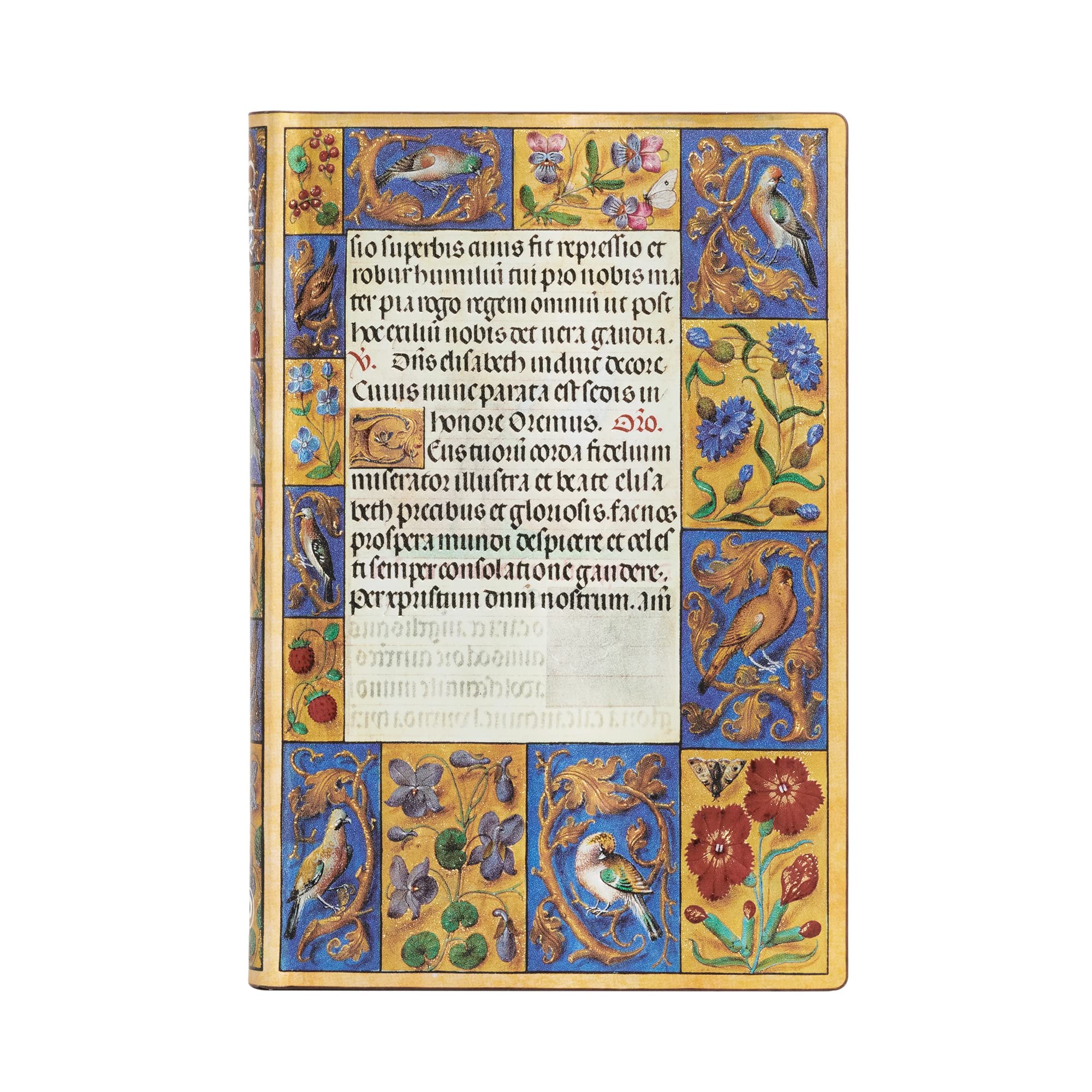 paperblanks-spinola-hours-mini-notizbuch-liniert-softcover-flexi-mit-gummiband image 1
