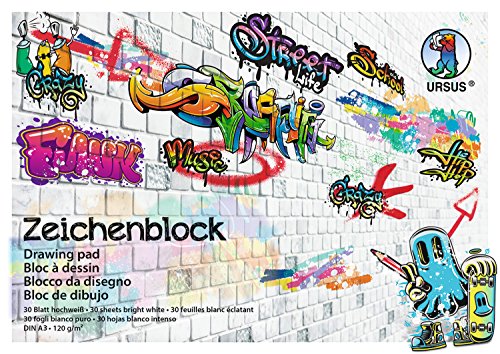 ursus-4864600-zeichenblock-street-art-din-a4-120-g-qm-30-blatt-hochwei image 7