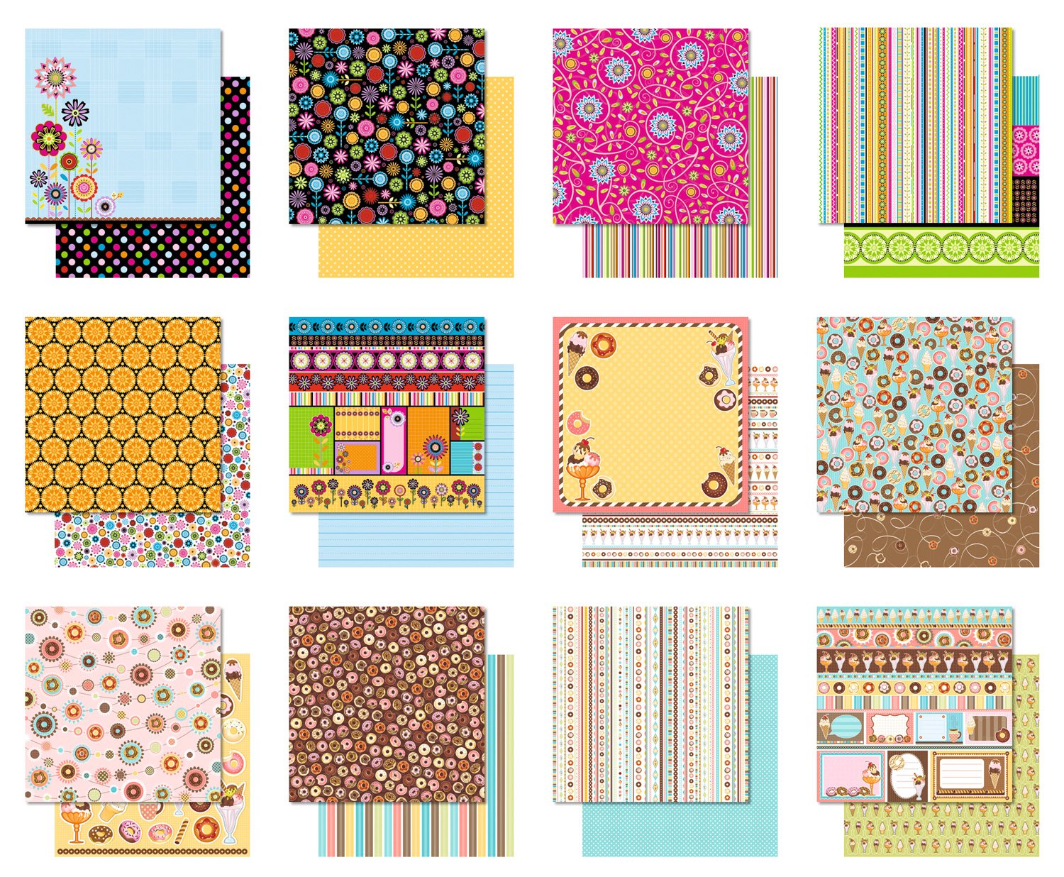 ursus-71680099-premium-glitter-scrapbook-block-30-5x30-5cm-190g-12-blatt image 2