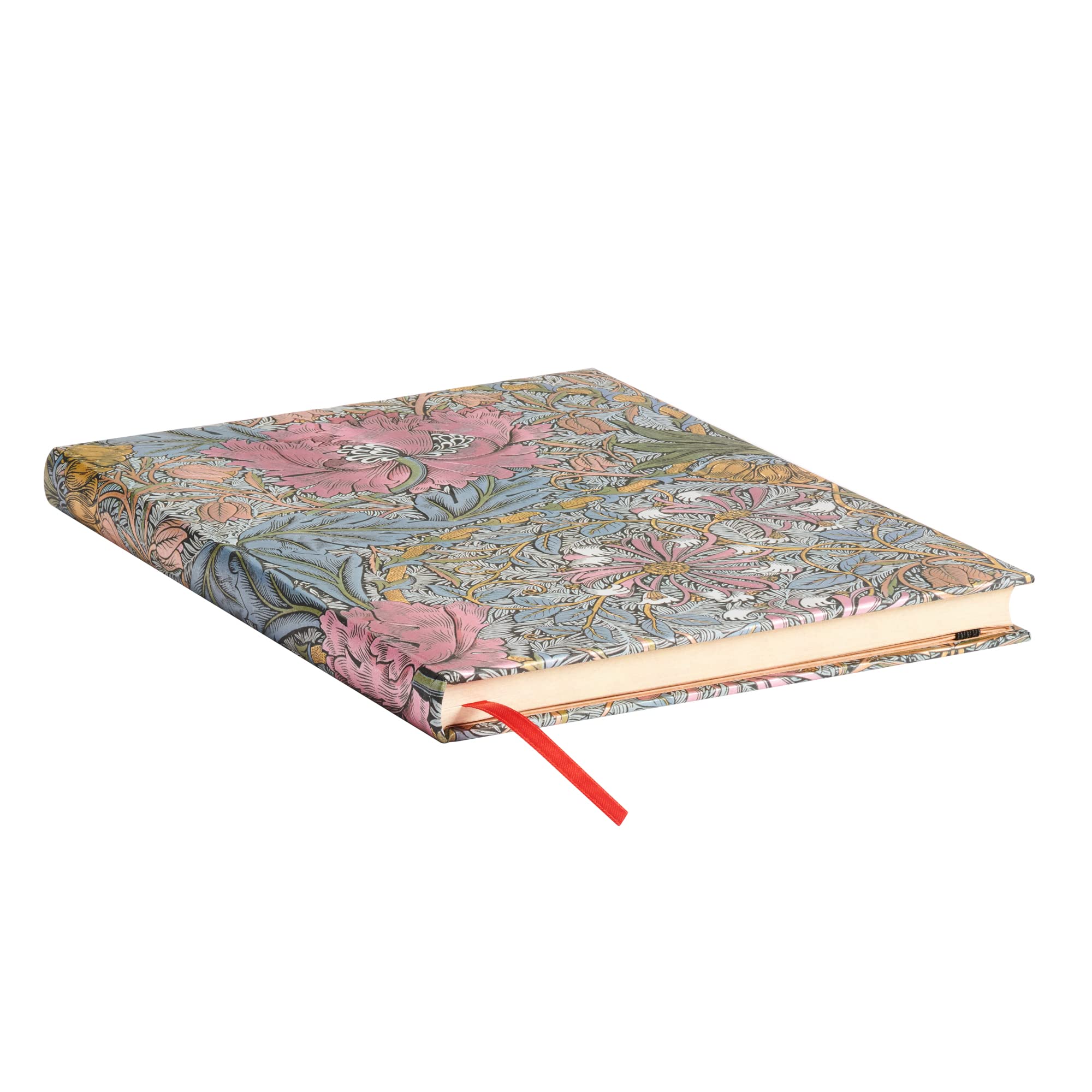 paperblanks-morris-pink-honeysuckle-ultra-hardcover-notizbuch-unliniert-mit-elas image 3