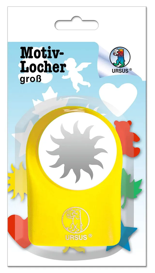 ursus-19540005-motivlocher-gro-sonne-35x35-mm-druckknopf-stanze-f-r-160-220-g-qm image 1