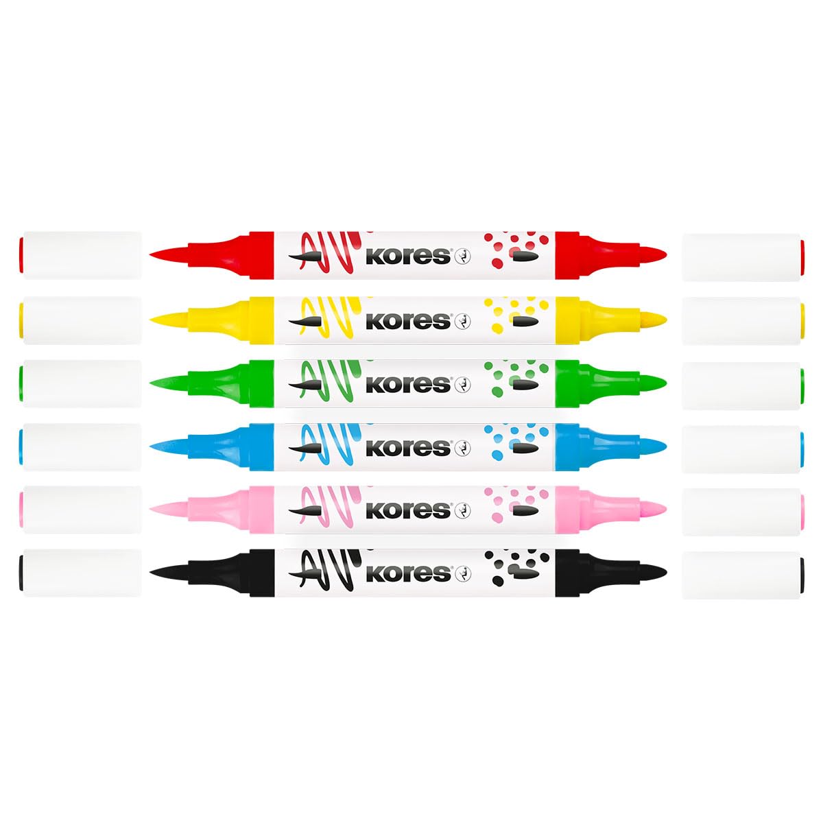 kores-kreative-marker-acryl-duo-tip-set-acrylmarker-6-farben-mit-pinsel-und-kege image 5