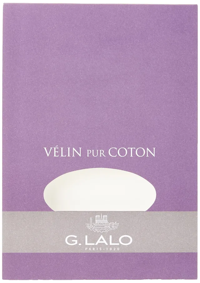 clairefontaine-lalo-11000l-schreibblock-v-lin-de-france-din-a5-125-g-creme-40-bl image 1