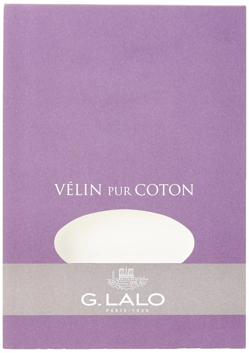 clairefontaine-lalo-11000l-schreibblock-v-lin-de-france-din-a5-125-g-creme-40-bl image 1