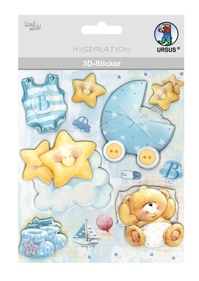 ursus-564200125-3d-sticker-baby-selbstklebend image 1