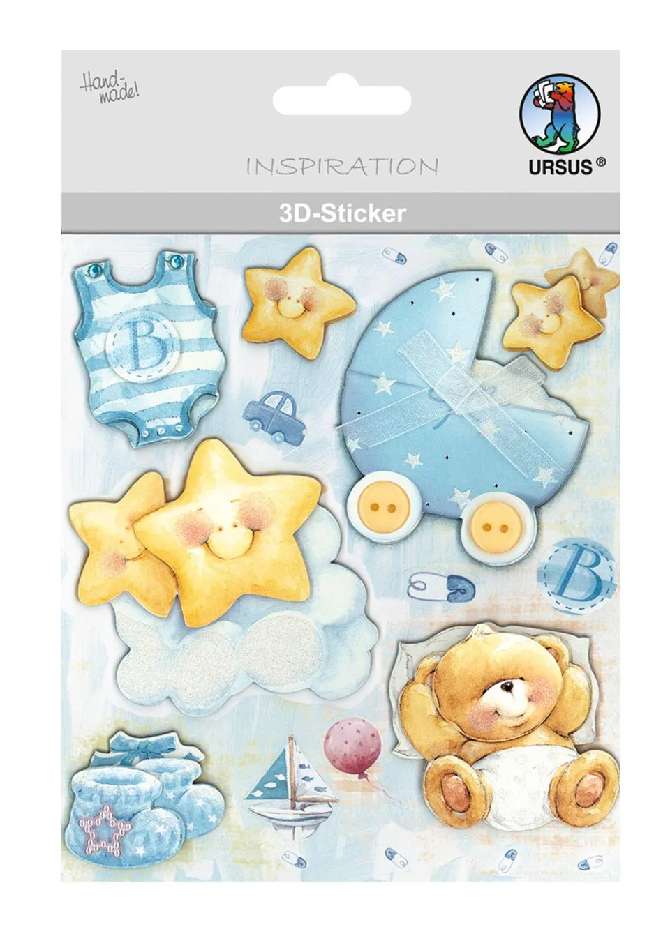 ursus-564200125-3d-sticker-baby-selbstklebend image 1